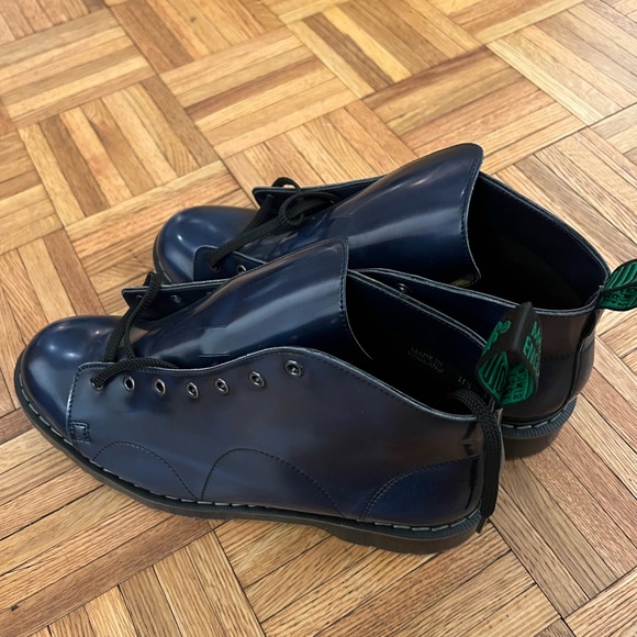 Solovair Monkey Boots Blue - Brand New - Picture 2 of 3